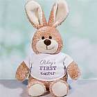 Personalized First Easter Bunny Stuffed Animal
