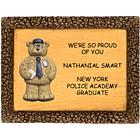 Personalized Plaque for Police Academy Graduate