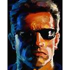 Arnold Schwarzenegger Oil Painting Art Print