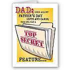 Father's Day Secret Feature Greeting Card