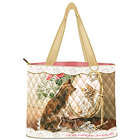 Fairest of Them All Quilted Tote with Golden Heart Charm