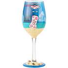 Beach Life Wine Glass