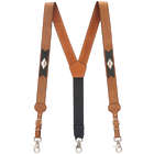 Apache Western All-Leather Western Suspenders
