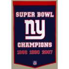 New York Giants Vintage Wool Dynasty Banner with Cafe Rod