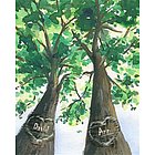 Love Trees Personalized Print