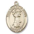 Gold Filled St. Francis of Assisi Pendant with Chain