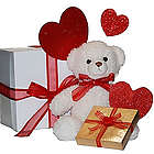 Beary Much Love Teddy Bear and Candy Gift Set