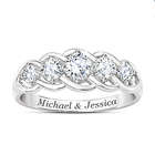 Love of a Lifetime Diamonesk Personalized Anniversary Ring