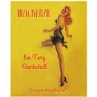 Personalized Fiery Bombshell Pin-up Poster
