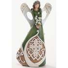 Celtic Cross Angel Figure