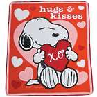 Peanuts Snoopy Valentine Fleece Throw