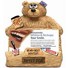 Personalized Dentist Bear Business Card Holder