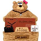 Personalized Doctor Bear Business Card Holder