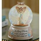 'in Loving Memory' Angel Snow Globe