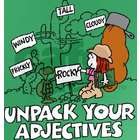 "Unpack Your Adjectives" Women's Fitted T-Shirt