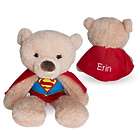 Personalized Supergirl Plush Bear Stuffed Animal