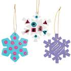 12 DIY Wood Snowflake Ornaments
