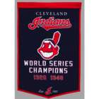 Cleveland Indians Vintage Wool Dynasty Banner with Cafe Rod