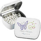 Personalized Spring Wedding Tins with Mints