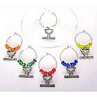 Air Force Wine Glass Charms