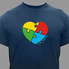 Autism Awareness Puzzle Heart T-Shirt