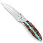 Kershaw Turquoise Vein Stonework Pocket Knife