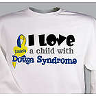 Personalized I Love a Child With Down Syndrome Sweatshirt