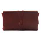 Bar 2 Go in Cognac Brown Leather Pouch