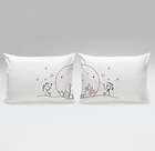 Miss Us Together His & Hers Couple Pillowcases