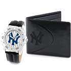 NY Yankees Wallet & Watch Set