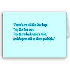 Father's Day Like Little Boys Greeting Card