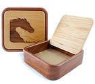 Yin-Yang Horse Wooden Keepsake Box