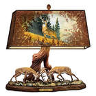 The Wilderness Challenge Desk Lamp with Deer Art