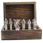 Personalized Heroes Box of Pewter Saint Statues