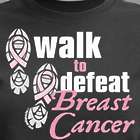 Personalized Walk to Defeat Breast Cancer T-Shirt