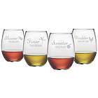 Southern Similes Stemless Wine Glasses