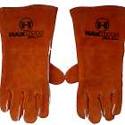 Brown Leather Grilling Gloves