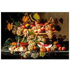 Fruit Still Life Painting Tempered Glass Cutting Board