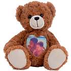 Custom Photo Tummy Heart 12" Cuddle Cub Teddy Bear
