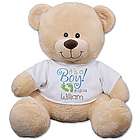 It's a Boy Personalized Name and Date T-Shirt Teddy Bear