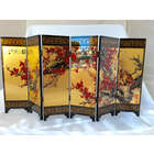 Feng Shui Tabletop Art Plum Blossom Folding Screen