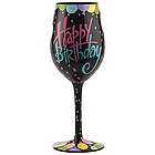 Happy Birthday to You Wine Glass