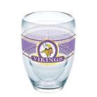 2 Minnesota Vikings 9 Oz. Tervis Stemless Wine Glasses