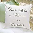 Personalized Once Upon a Time Couples Throw Pillow