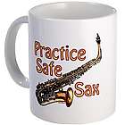 Practice Safe Sax Mug