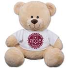 Personalized Graduation Year Medallion T-Shirt Teddy Bear