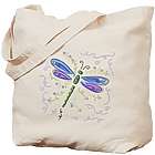 Dragonfly Canvas Tote Bag