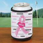 Hope and Love Breast Cancer Can Wrap Koozie