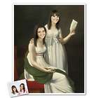 Two Sisters Personalized Classic Painting Print