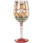 Reindeer Party Wine Glass